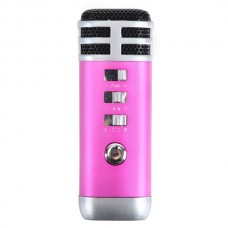 Mini Karaoke Player Ising for Laptop Mobile Phone Mp3 Mp4-Pink