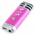 Mini Karaoke Player Ising for Laptop Mobile Phone Mp3 Mp4-Pink