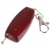 Universal Wireless 4 Buttons Metal Remote Controller with Keychain Key Ring Red