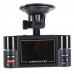 Dual-lens 180Degree 5.0 Mega Pixel Mini Car Black Box Video DVR Camcoder Recorder