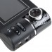 Dual-lens 180Degree 5.0 Mega Pixel Mini Car Black Box Video DVR Camcoder Recorder