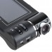 Dual-lens 180Degree 5.0 Mega Pixel Mini Car Black Box Video DVR Camcoder Recorder