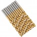 4MM HSS Straight Shank Twist Drills 10PCS