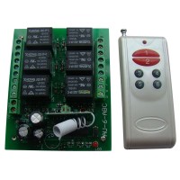 12V Wireless 6 Channel Way Remote Control Switch