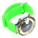 Jelly Digital Mirror Unisex Silicone Sports Candy LED Watches - Green