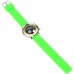 Jelly Digital Mirror Unisex Silicone Sports Candy LED Watches - Green