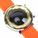 Jelly Digital Mirror Unisex Silicone Sports Candy LED Watches - Orange