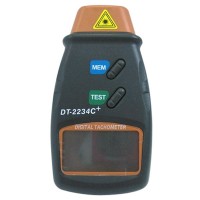 LCD Digital Photo Tachometer IR From 5-100000 RPM DT-2234C+ Tach Meter RPM