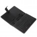 Mini USB Franch Keyboard Leather Case with Stylus for 7 inch Tablet PC-Franch