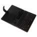 Mini USB Portuguese Keyboard Leather Case with Stylus for 7 inch Tablet PC-Portuguese