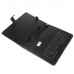 USB 2.0 Franch Keyboard Leather Case with Stylus for 10 inch Tablet PC- Franch