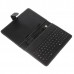USB 2.0 Portuguese Keyboard Leather Case with Stylus for 7 inch Tablet PC-Portuguese