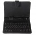 USB 2.0 Spanish Keyboard Leather Case with Stylus for 7 inch Tablet PC-Spanish