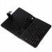 USB 2.0 Spanish Keyboard Leather Case with Stylus for 7 inch Tablet PC-Spanish