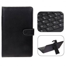 Mini USB Russian Keyboard Leather Case with Stylus for 7 inch Tablet PC-Russia