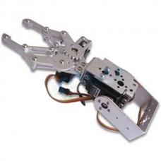 Arduino Robot 2 DOF Aluminium Clamp Claw Mount kit w/ 2 TR205 Servos