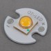 1W SEMI LED Emitter with 16mm Alumnium Based Board-Warm White