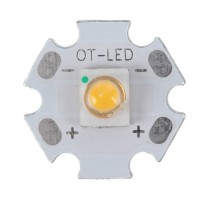 3W SEMI LED Emitter Light with 20mm Alumnium Based Board-Warm White