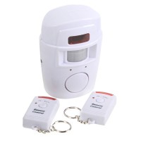 Infrared Motion Wireless PIR Sensor Alarm 105dB Detector Alarm