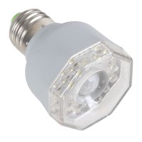 E27 3W LED 220-240V White Light Far-infrared Automatic Sensor Lamp