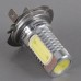 High Power Car H7 6W SMD LED Super Headlight Bulb Light-White