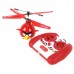 Angry Birds Flying Helicopter RC Assembled Airplane-Red