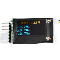 Telemetry Accessories  FrSky LiPo Voltage Sensor FLVS-01 1S-6S up to 12S with OLED Screen