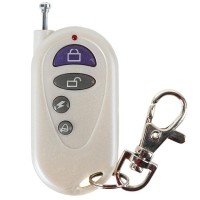 Universal Wireless 4 Buttons Plastic Remote Controller with Lock Function- Milk White