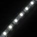1M SMD 5050 60 LED Flexible LED Strip Lamp 220VAC Waterproof with Plug- White