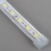 2M 5050 SMD 120 LED Flexible LED Strip Lamp 220VAC Waterproof with Plug-White