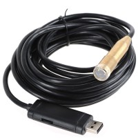 5M Waterproof USB Wire Camera USB Endoscope with 4 LED Light