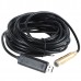 USB 300KP 1/6CMOS Waterproof Probe Wire Endoscope Camera with 4 Adjustable LED Light 10M