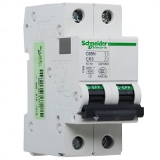 Safe C65N  C63 2P 2 Poles 63A Micro Vacuum Mini Miniature Circuit Breaker