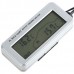 In Out LCD Dual-Way Digital Car Thermometer Back Light Car Clock
