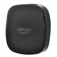 Lepow Rechargeable 3000mAh External Emergency Power Battery with Charging Cable for iPad / iPhone Black