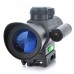 JGBGM7 4X 30mm Red/Green Mil-Dot Reticle Rifle Scope with Gun Mount