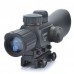 JGBGM7 4X 30mm Red/Green Mil-Dot Reticle Rifle Scope with Gun Mount