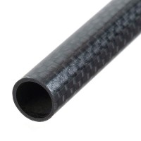 28mm*26mm Carbon Fiber Tube 3K Twill 1000mm Long 2pcs