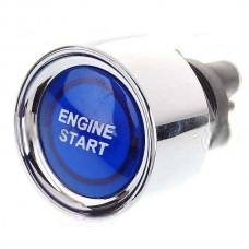 Blue Light Push Start Ignition Switch for Racing Sport (DC 12V)