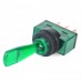 Car Toggle Switch with Green LED Indicator (DC 12V / Vehicle DIY)