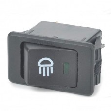 DC12V Car Fog Light Switch w/ Green LED Indicator