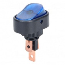 Car Rocker Switch with Blue LED Indicator (12V)