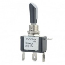 On-Off-On Switch with Blue Indicator Vehicle DIY