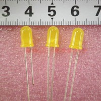 100 PCS Yellow LED Light Emitting Diode 5mm Arduino Computer Kit Car Bulb Flashlight