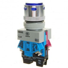 Blue Indicator Light Engine Push-Start Button Set for Auto-Refitting (DC 12V)