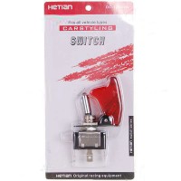 Flip Cover Nitrous Arming Switch with Red LED Indicator Vehicle DIY
