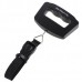 40Kg/10g 50Kg/10g LCD Digital Electronic Luggage Hook Scale Black