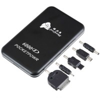 5000mAh Portable External Mobile Backup Battery Charger Pocket Power for iPhone 4 4G 3G iPod