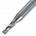 2.5mm One Flute Spiral Bits For Aluminum CEL 4mm SD 3.175 mm 10-Pack