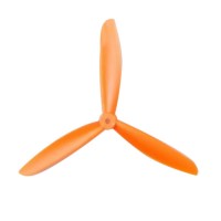 5045 5x4.5" 3-blade Counter Rotating Propeller CW CCW Blade-Orange